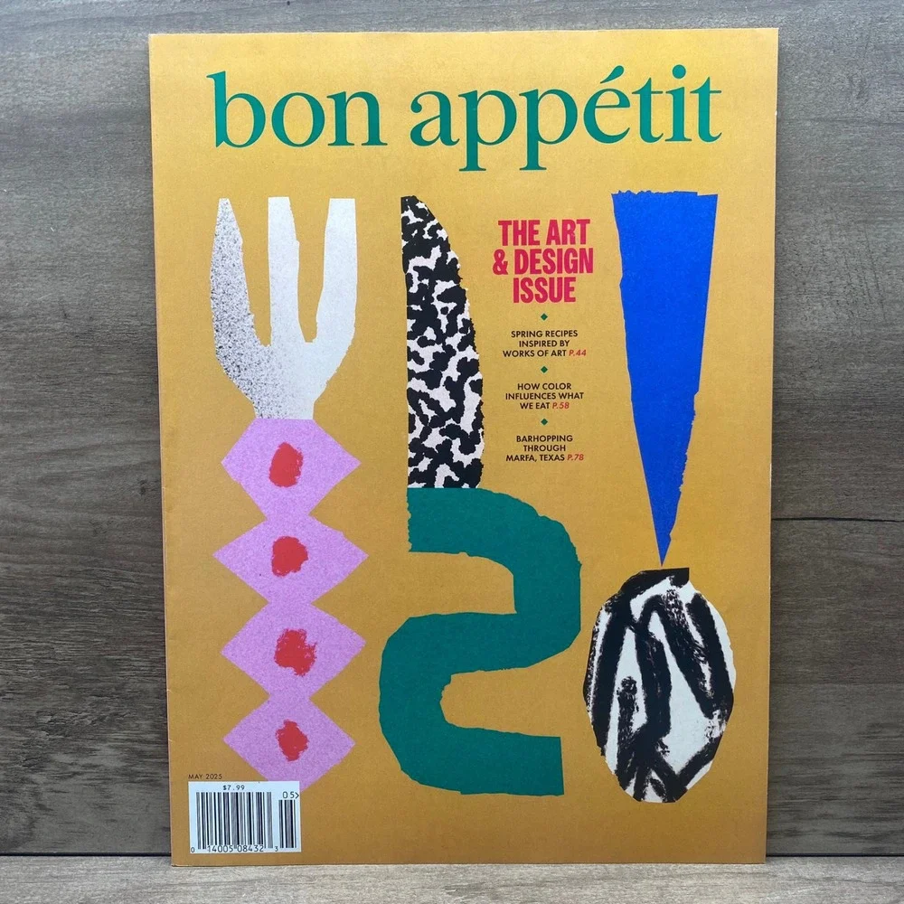 Bon Appetit Magazine Bundle 5 Issues Feb - Jul 2025 Cooking Food Drinks Party
